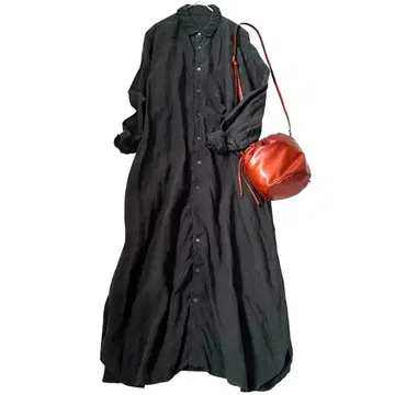 네스트로브 nest Robe 원피스 셔츠 롱 린넨 100% 린넨