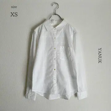 [ 야누크 YANUK ] 스탠다드 긴팔 셔츠 XS 화이트 일본제