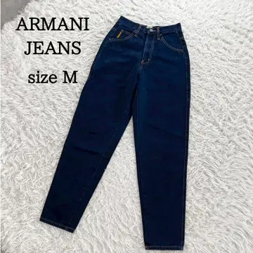 ARMANI JEANS 블루 데님 27 테이퍼드 이탈리아제 새상품급