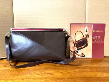 레어 70년대 빈티지 긴자 카네마츠 숄더백 가방 레트로 당시 물건