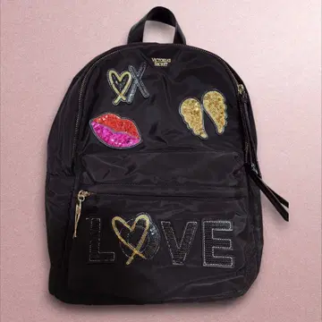 빅토리아시크릿 백팩 블랙 스팽글 와펜