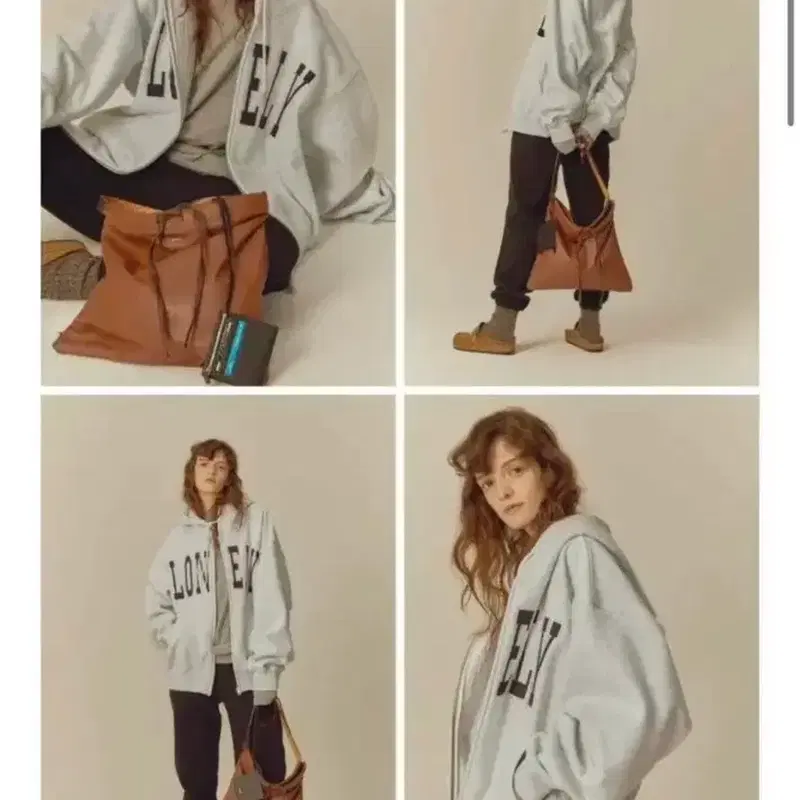 노앙 에쉬그레이 후드집업 m