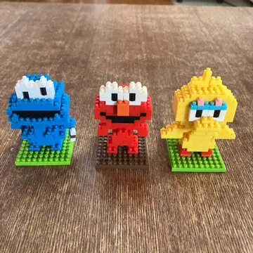 쿠키 몬스터 엘모 빅버드 3체 세트