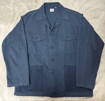 orSlow 4POCKET USARMY SHIRTS JACKET NAVY