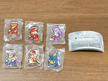 파이널 판타지 픽셀 리마스터 미니 아크릴 스탠드 6종 세트