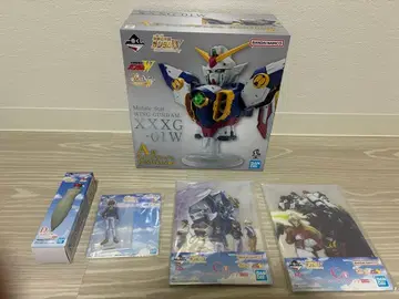 건담W 제일복권 A, C(2종), D상 세트 + 증정 미사용품