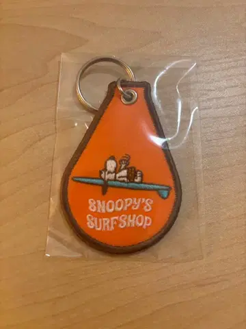 스누피 오키나와 한정판 와펜 키링