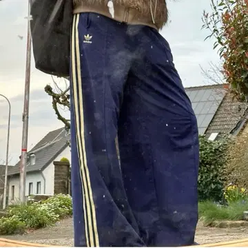 adidas 네이비 3 라인 슬랙스 XS