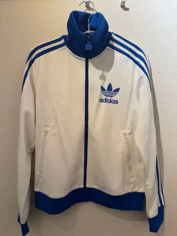 [택 포함 미사용 새상품] adidas 저리 세트 S.M 화이트/블루