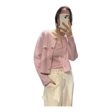 LAGUNAMOON CHN 라쿤 니트 자켓