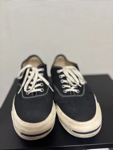 CONVERSE 블랙 캔버스 스니커즈 JACK PURCELL