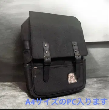 블랙 캔버스 비즈니스 백팩