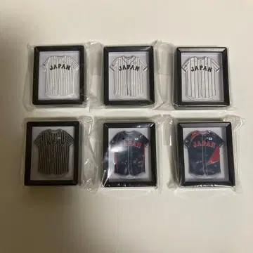 사무라이 재팬 역대 유니폼 프레임 마그넷 총 6종 컴플리트