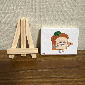 빵 도둑 전시회 트레이딩 미니 캔버스