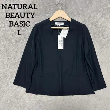 NATURAL BEAUTY BASIC 노카라 자켓 다크 네이비 L