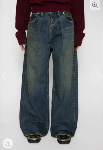 LAGUA GEM CLASSIC WASH TUCK 데님