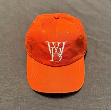 WOODBLOCK WB 클래식 로고 캡 오렌지 미사용