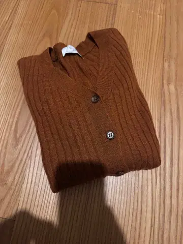 SLOBE IENA 브라운 리브 가디건