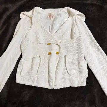 비비안 니트 자켓 에나멜 버튼