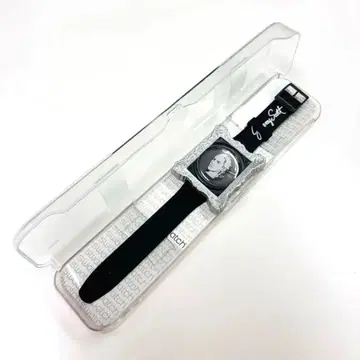 Swatch 제레미 스캇 블랙 손목시계 새상품 미사용품