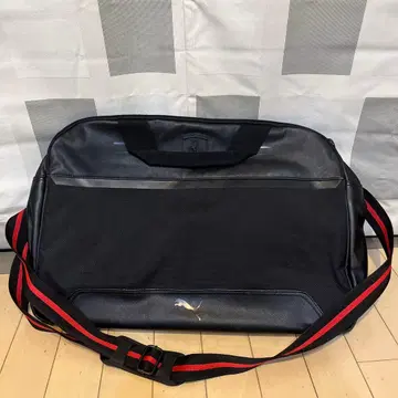 페라리 와 PUMA 콜라보 보스턴 백 블랙