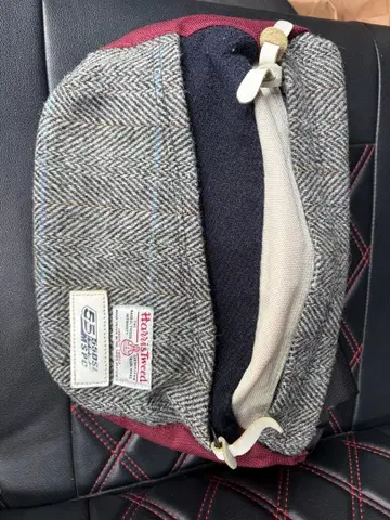 55DSL master-piece Harris Tweed 웨스트 파우치