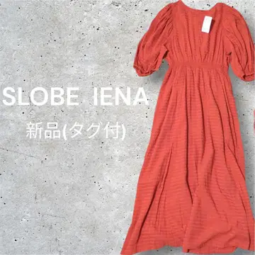새상품 SLOBE IENA 롱 원피스 퍼프 슬리브