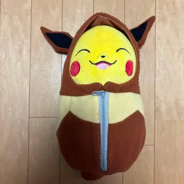 피카츄 잠옷 컬렉션 봉제 인형 파우치 이브이 ver.