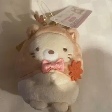 스미코구라시 미야지마점 한정판 매달린 봉제 인형 고양이 단풍만주