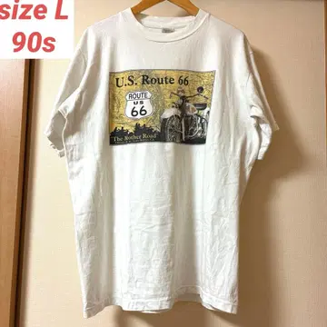 classicT 싱글 스티치 90s 할리 루트66