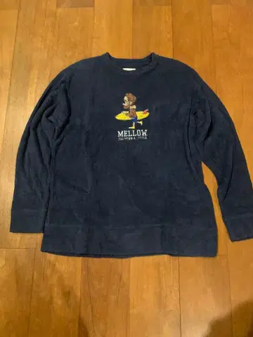 mellow 파일 원단 롱T