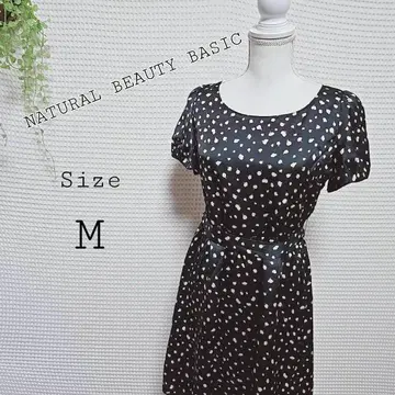 NATURAL BEAUTY BASIC 반팔 미니 원피스 M