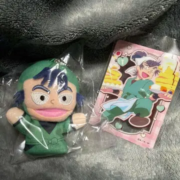 식만류삼랑 닌타마 란타로 손가락 인형 마스코트 트레이딩 카드 2개 세트