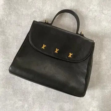 팔로마 피카소 백 가죽 블랙 검정 골드 가방 혁 빈티지