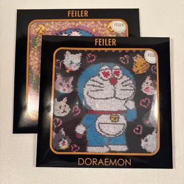 페이러 도라에몽 손수건 2개 세트