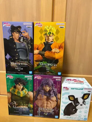 죠죠의 기묘한 모험 Mometria 피규어 이기 5종 세트.