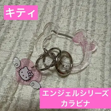 SPINNS 스핀스 엔젤 시리즈 키티 카라비너 핑크