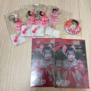 코코하나 리리 iLiFE! 무도관 아크릴 키링 캔뱃지