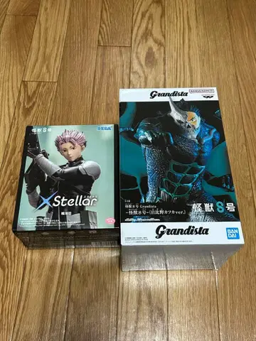 괴수 8호 피규어 히비노 카프카 나루미 겐 2체 세트