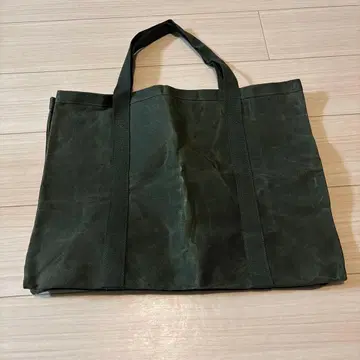 [단종품] WORKMAN 파라핀 캔버스 라지 토트 카키(올리브)