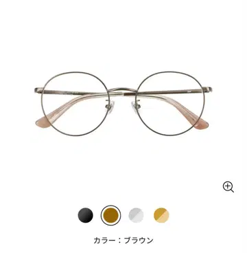 Zoff FASHION METAL[중안면 단축 안경] 비구면 렌즈