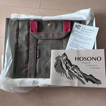 미사용 새상품! 공방 HOSONO 토트백/캔버스 호소노