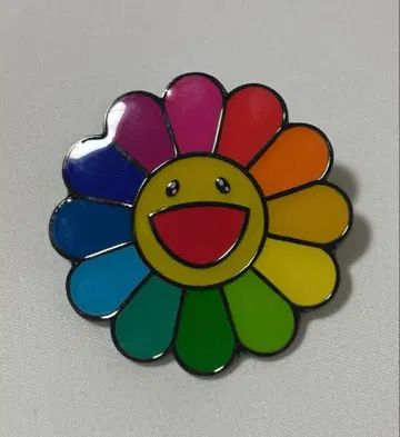 무라카미 다카시 카이카이키키 꽃 핀 배지