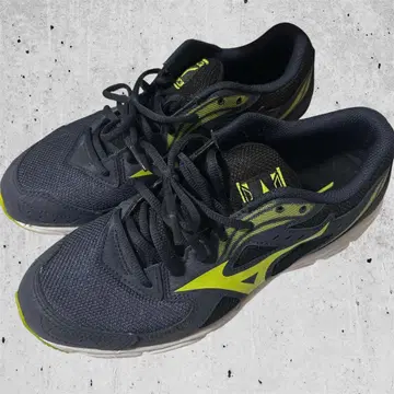 미즈노 러닝화 26.0cm 네이비/라임