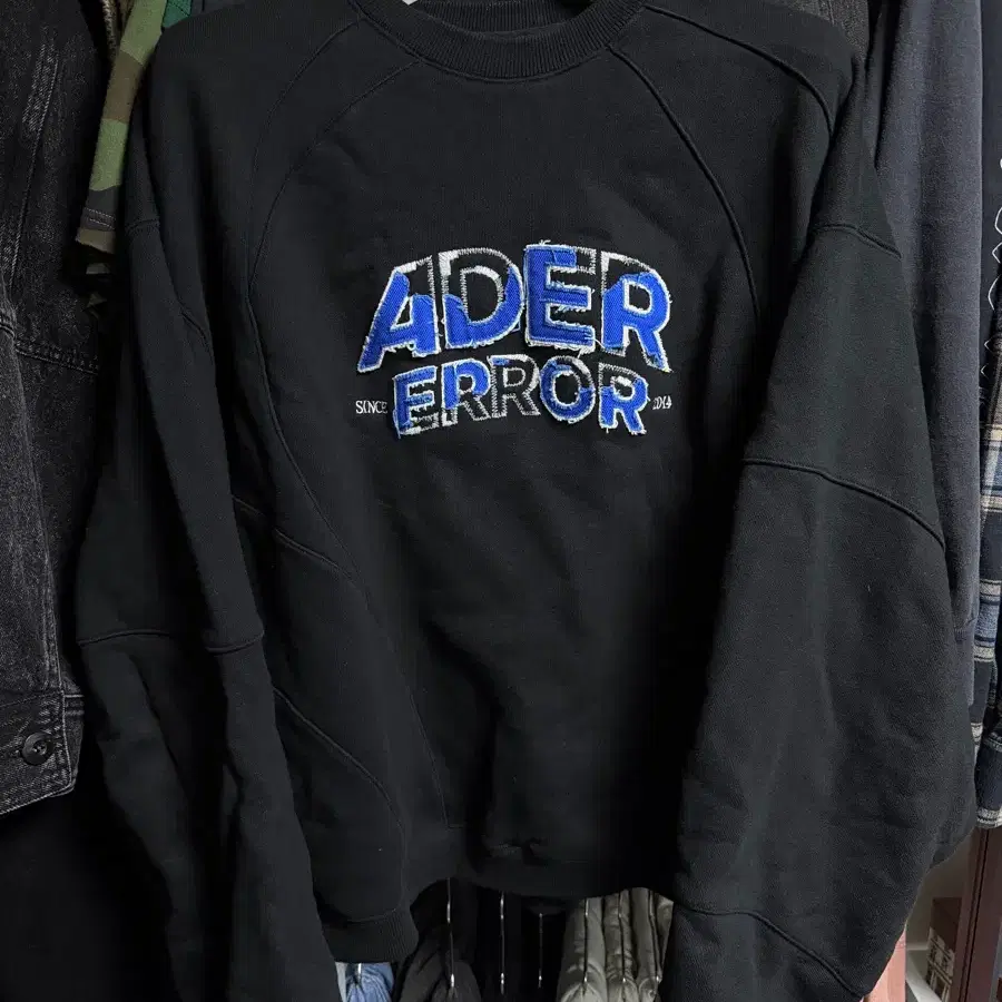 XL] Ader Error Disto Logo Sweatshirt Navy #adererror,#ader,#disto 
