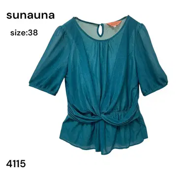 sunauna 수나우나 반팔 블라우스 38 틸 귀여운