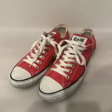 컨버스 올스타 레드 스니커즈