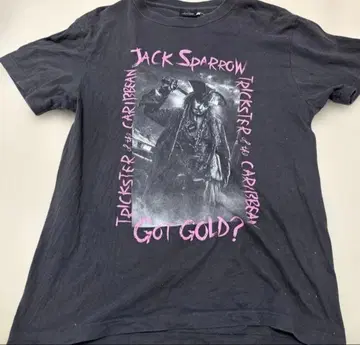 [단종] 디즈니 구매 잭 스패로우 티셔츠 캐리비안의 해적