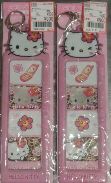 산리오 아베일 헤이세이 코갸루 사진 키링 헬로키티