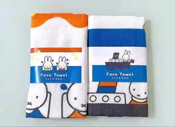 미피 코타루 포트타운 한정판 페이스 타월 2장 세트